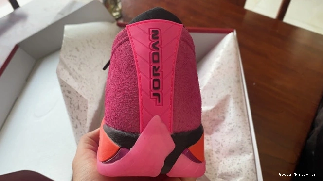 DH4121-600 14 Jordan Pink (W) Retro Shocking Low 0531
